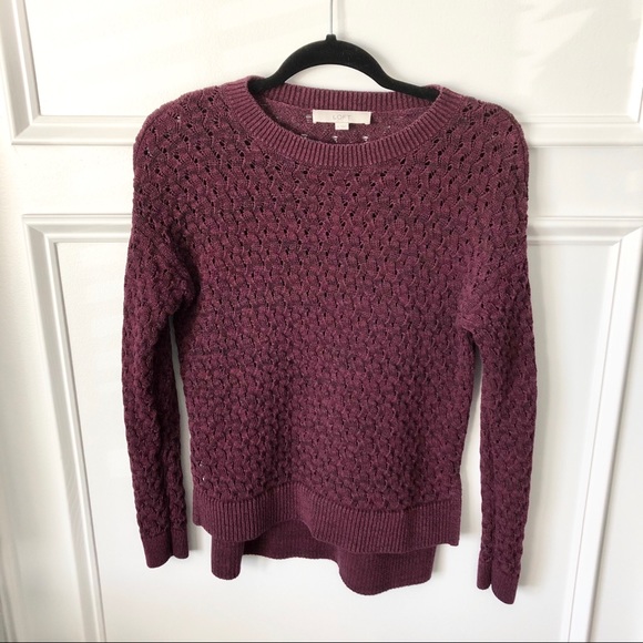 LOFT Sweaters - Pretty Plum Sweater